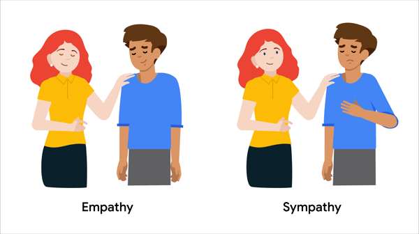 همدلی در مقابل همدردی : Empathy vs. sympathy 